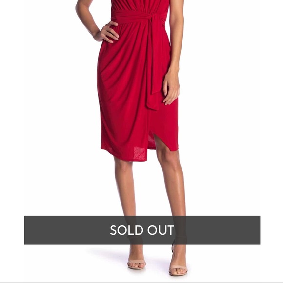 Superfoxx California Dreams Red Dress Sz Small - Picture 3 of 4